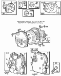 MufflersGear CaseCrankcase Diagram and Parts List for 131212-2124-01  Briggs and Stratton Engine